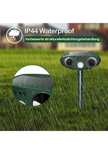 Tongxida Qianfan Ultrasonik Kedi Kovucu, Güneş Enerjili, Yeni Tasarım, Hayvan Kovucu