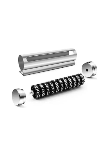 River World Gri Renkte Araba Park Numaratörü Alüminyum Kasalı