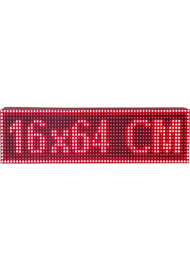 Kayan Yazı Led Tabela 16x64 Cm Kırmızı Çift Taraflı Eskişehirled