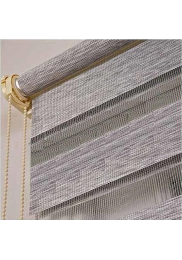Bbb Bambu Zebra Gri Perde Mz666