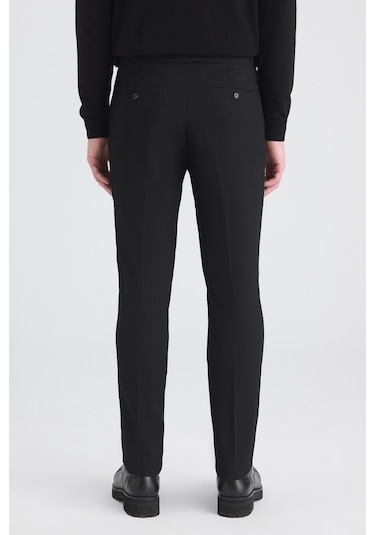 Twn Slim Fit Siyah Jogger Pantolon 5ec03kv30345m 001
