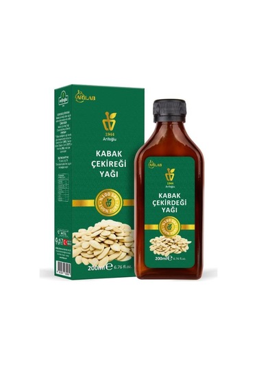 Arlab Kabak Çekirdeği Yağı 200ml %100 Saf Arifoğlu 200 ML