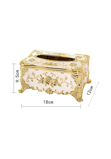 E-lüks Avrupa Doku Kutusu Kapak Kılıf Dikdörtgen Ev Eşyaları Plastik Kağıt Peçetelik El Ev Dekor Organizatör Kağıt Kutusu