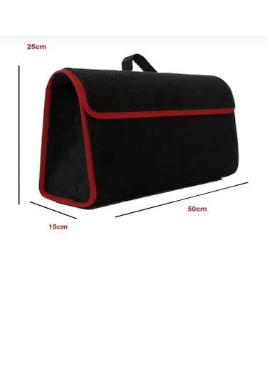 Araç Bagaj Düzenleyici Bagaj Çanta Organizer Kırmızı Biyeli