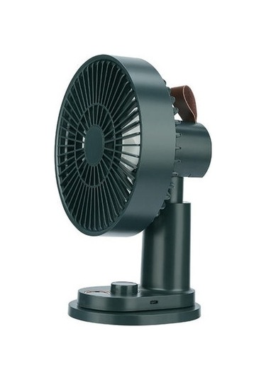 4000 Mah Elde Taşınmış Fan, Taşınabilir Ve Basit Plastik Küçük Fan Büyük Rüzgar Ve Sessiz 8599 Yeşil
