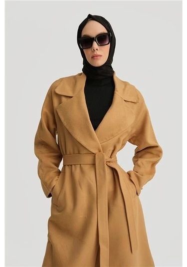 Armine Erkek Yaka Handmade Manto 24k8110 Camel Kahverengi