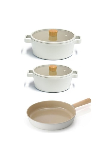 Neoflam Fika Döküm Alüminyum 5 Parça Tencere Seti