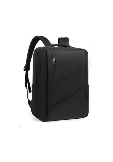 Didadodo Sones Usb Şarjlı 17 Laptop Sırt Çantası, Su Geçirmez Siyah, Kullanışlı Kapasite Siyah