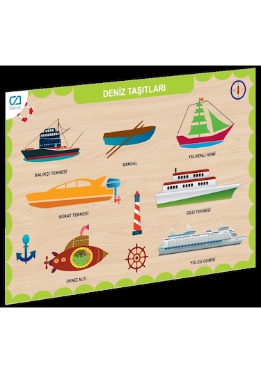 Caahs-3201 Cames Ahşap Deniz Taşıtları Bul-tak