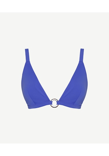 Yargıcı Üçgen Form Bikini Üst 26ykbw1014b 021 Mavi