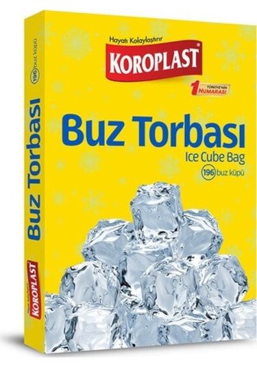 Koroplast Buz Torbası 12'li 196 Buz Küpü