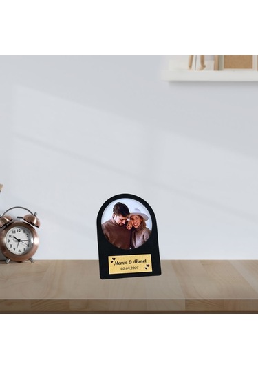 Kişiye Özel Fotoğraflı Ahşap Masa Üstü Çerçeve