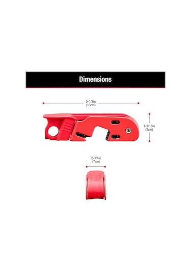 Master Lock 493b Kırmızı Elektrik Kutusu Devre Kesici Kilitleme,