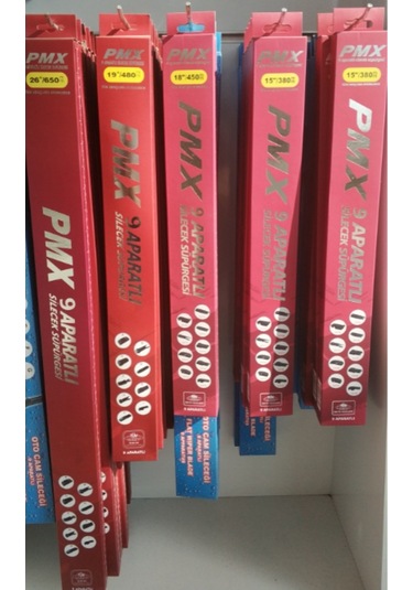 Pmx 38CM Muz Oto Cam Sileceği 9 Aparatlı