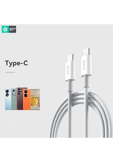 Dvıp L36 6a 120w Type-c To Type-c 1m Süper Hızlı Data Şarjkablosu