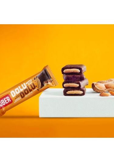 Züber Dolu Dolu Fıstık Ezme Meyve Bar 30 Gr