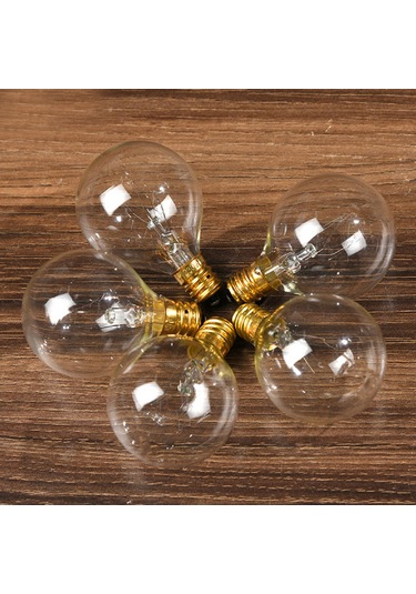 Konesam "25'li Paket G40 Tungsten Ampul - 7w, 220-240v, 3000 Saat Ömürlü, Suya Dayanıklı, E12 Duy"