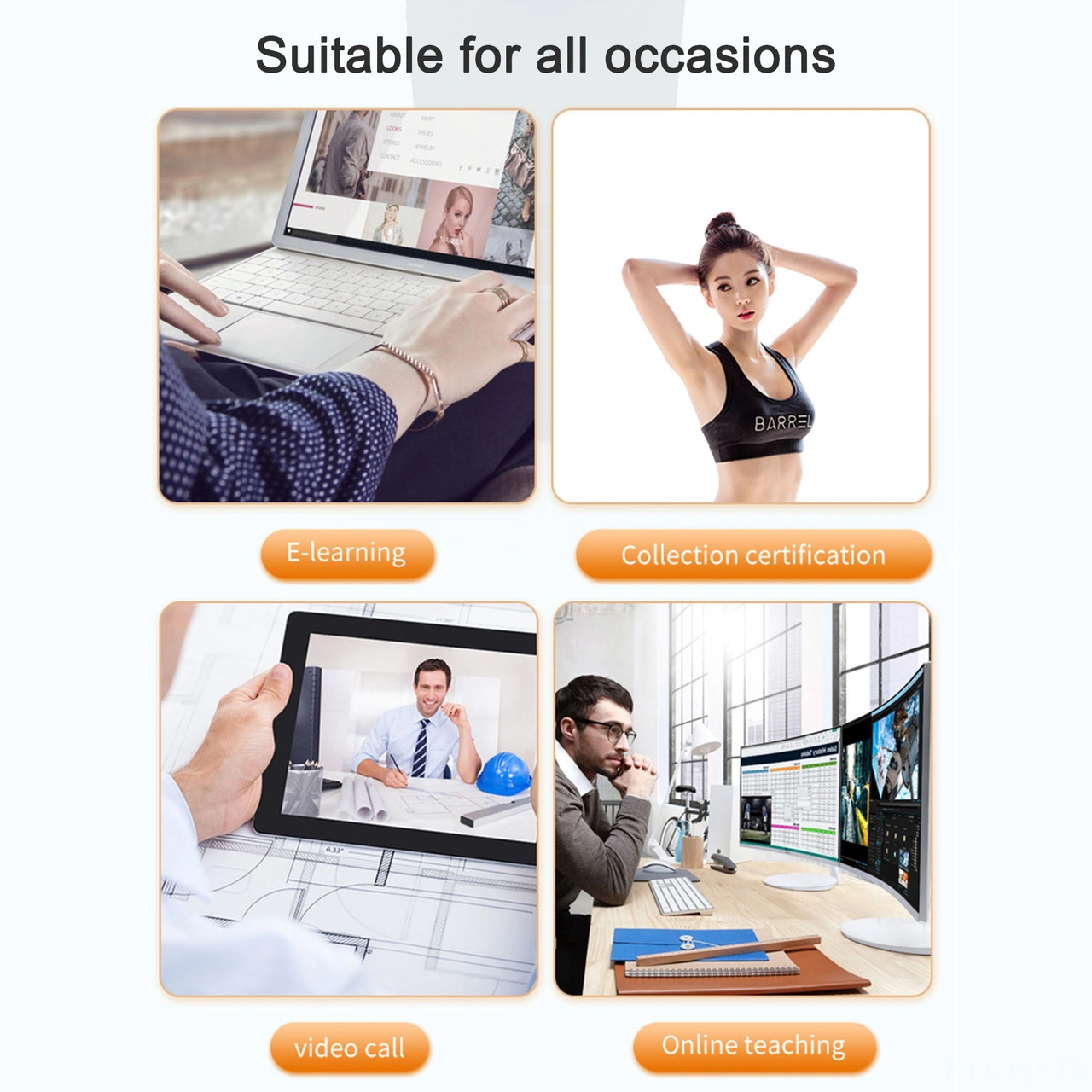 Youmex 720p Manuel Odaklı Usb Webcam Mikrofonlu Bilgisayar Kamerası