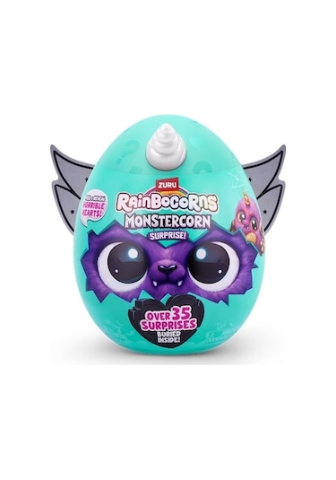 Raınbocorn Monstercorn Surprız Pelus-9297 Gri Boynuz