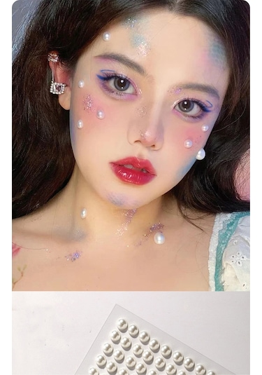 Wezone 3mm Akrilik Gümüş İnek Sütü İçin 450 Adet Pırlanta Sticker, 5'li Paket, Çocuklar İçin Dıy Makyaj Dekorasyon, Gönüllü Okul Ödülü