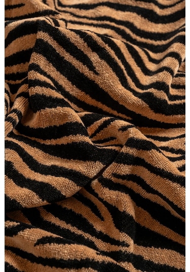 Soley Tiger %100 Pamuk Kadife Misafir Havlusu