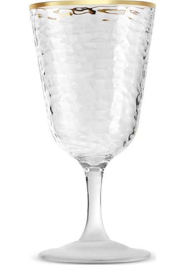 Karaca Akroma Transparent Kadeh 360 Ml Gold