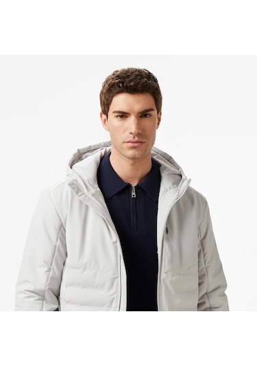 Nautica Erkek Gri Regular Fit Mont Düz J57027t Gri