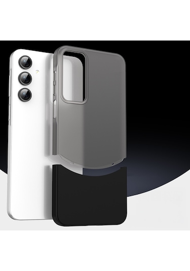 Mobilefix Galaxy Uyumlu A26 Kılıf Mıknatıslı Duble Kapak - Lacivert Lacivert