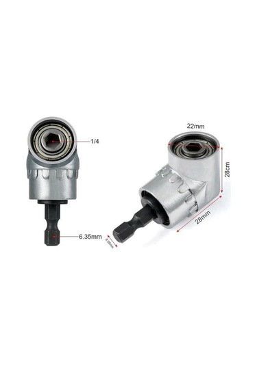 5297 1/4'' Bits Uç ve Köşe Vidalama Adaptörü Seti - 12 Parça