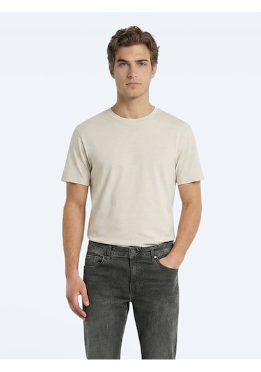 Kip Çok Renkli 1 Düz %100 Pamuk T-shirt Renkli