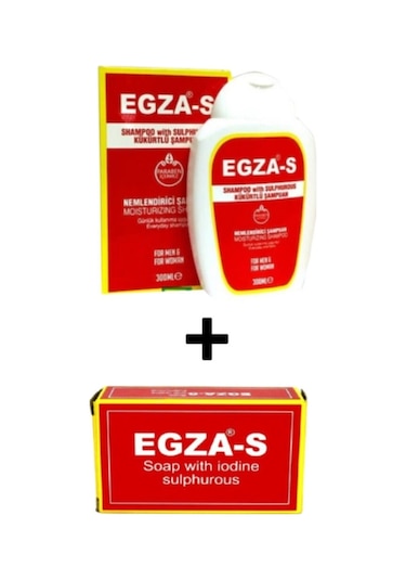 Kükürtlü Egza Sabunu 100gr Ve Şampuanı 300ml