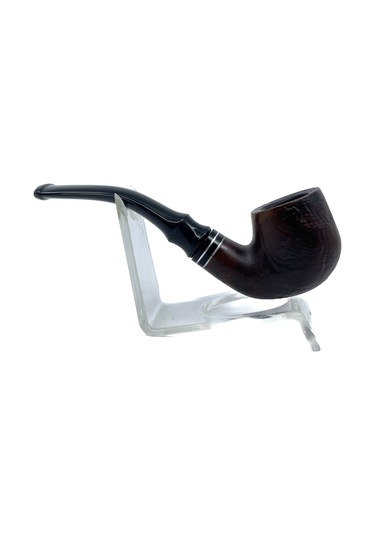 Dapper Bent Apple Briar Gül Kökü 9 Mm Filtreli El Yapımı Pipo - 3070