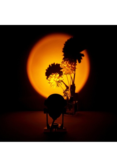 Qingmipy Usb Güneş Batımı Projeksiyon Lambası - 8 Renk Seçenekli Dekoratif Aydınlatma