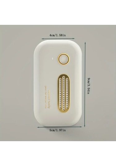 Fochsia Usb Şarjlı 1200mah Ozonlu Hava Temizleyici Beyaz - Buzdolabı Araç Oda Koku Giderici