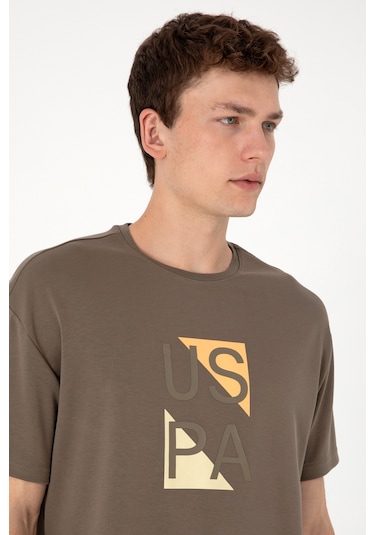 U.s. Polo Assn. Erkek Vizon Tişört 50299882-vr052 Vizon