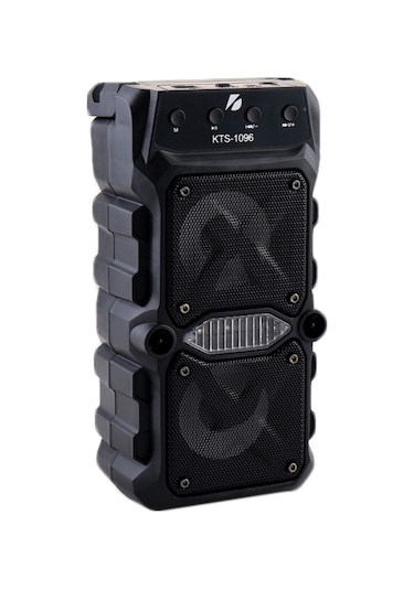 KTS-1096 Büyük Boy Çift Çıkışlı Ses Bombası Bluetooth Hoparlör