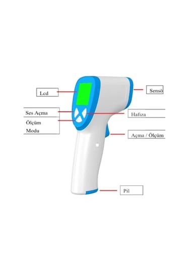 Nimomed HNK-TB-01 Kızılötesi Temassız Ateş Ölçer