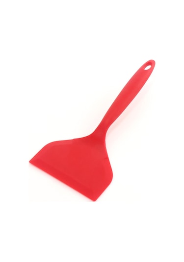 Turuncu Silikon Spatula Pişirme Gereçleri Sığır Eti Yumurta Mutfak Kazıyıcı Geniş Pizza Pişirme Araçları Kürek Yapışmaz Spatula Mutfak
