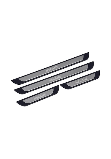 Renault Megane Tüm Modeller Old Krom Kapı Eşiği 4 Parça Paslanmaz Çelik