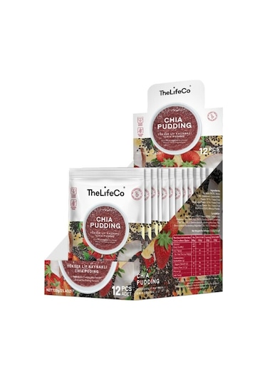 TheLifeCo Chia Pudding 12 x 60 G