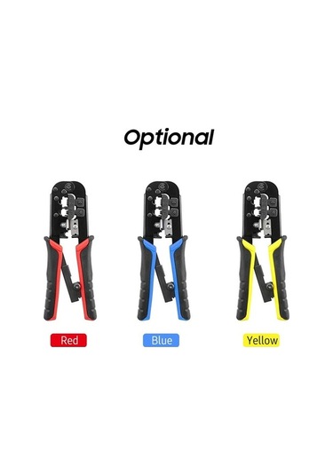 Novahub 3'ü 1 Arada Cırcırlı Sıkma Aleti, Tel Crimpers Striptizci Kesici, 8p 6p Ağ Hattı, Elektrikçi İçin