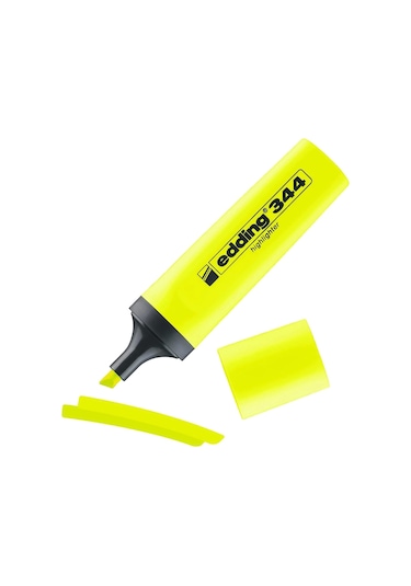 Edding Fosforlu Kalem Sarı E-344 2 Adet Çok Renkli