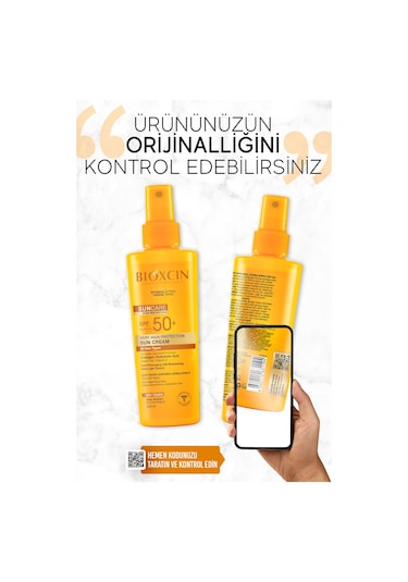 Bioxcin Sun Care Çok Yüksek Korumalı Güneş Kremi 50 Spf 200 Ml Tüm Ciltler İçin