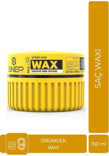 Sinep Pro-care Serisi Wax 150 Ml S9 Örümcek Wax Kavun Kokulu