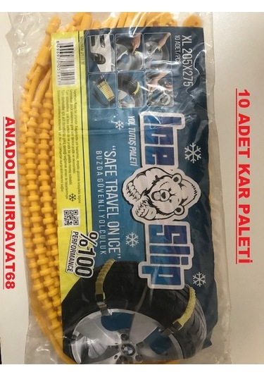 Iceslip Oto Kar Zinciri Kar Paleti Pls 10 Adet