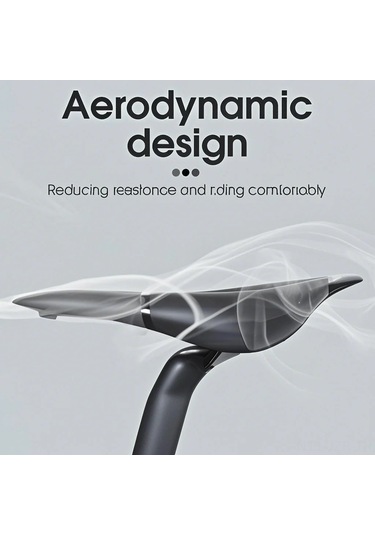 Geeroyoo Konforlu Bisiklet Sele Seti - Ergonomik Tasarım, Hava Geçirgen Ve Yağmurluklu Siyah