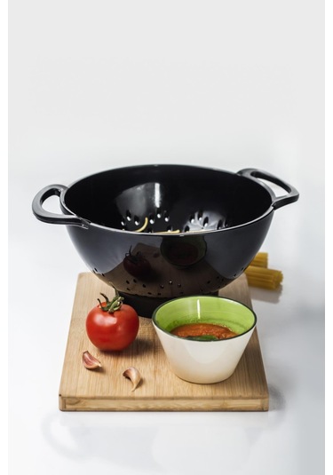 Akrilik Siyah 2 Li Süzgeç Seti Makarna & Pirinç Süzgeci Diğer