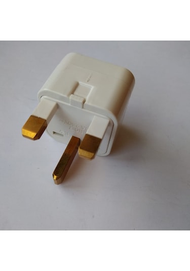 Priz Çevirici Adaptör Topraklı Türk İngiliz Fişi