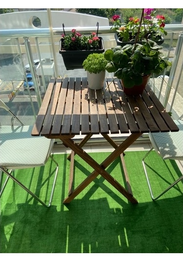 Yeşil Protokol Halı Özel Kesim Kaymaz Tabanlı Balkon Halısı (428912884)