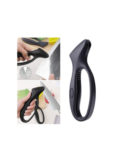 Buffer Kolay Tutuş Saplı Paslanmaz Çelik Manuel Bıçak Bileme Ale